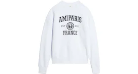 Ami Paris Logo Sweatshirt White