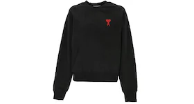 Ami Paris Tonal ADC Sweatshirt Black/Red