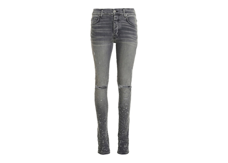 Grey paint splatter sale jeans womens