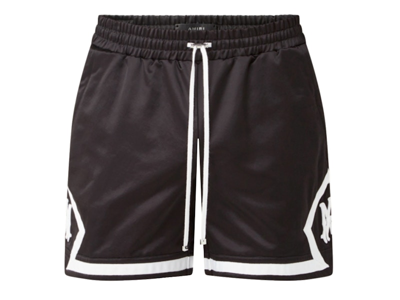 AMIRI Loose Fit Boxing Shorts Black/White Men's - US