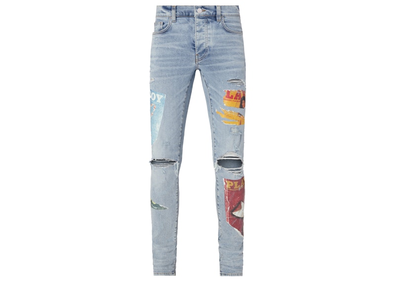 AMIRI×PLAYBOY MAGAZINE JEANS