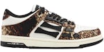 Amiri Skel Top Low Leopard White (Womens)