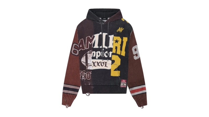 AMIRI パーカー　最終値下げ AMIRI Spliced Hoodie Multicolor メンズ - SS26 - JP