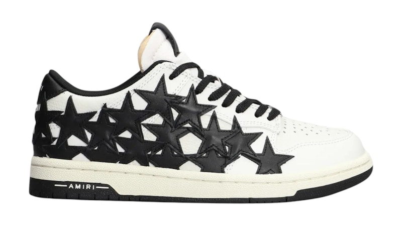 Amiri Stars Low Sneaker Black White (Women's) - PS24WFS004