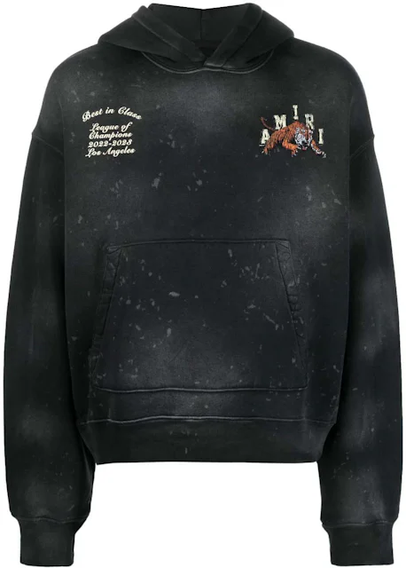 Amiri Vintage Tiger Cotton Sweatshirt in Black