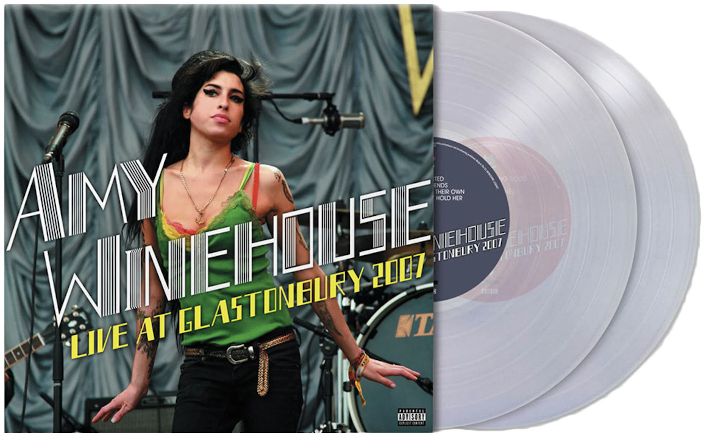 Amy Winehouse Live at Glastonbury 2007: Exclusive 2XLP Vinyl Clear