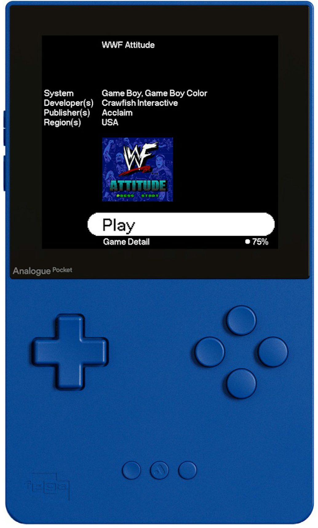 Analogue Pocket Console Blue - IT
