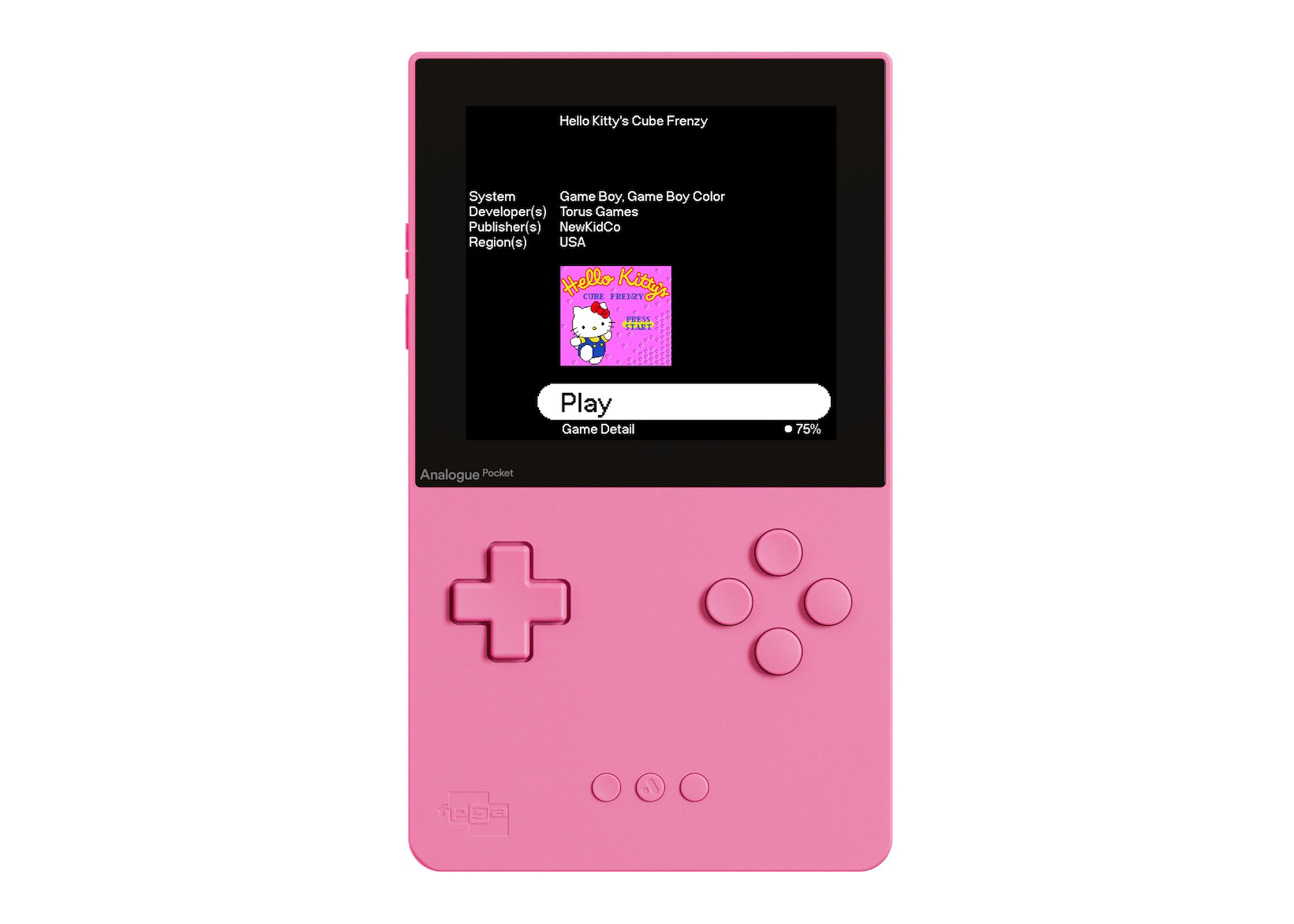 高品質の激安 【限定】 PINK Analogue Pocket Pocket Classic Pink 