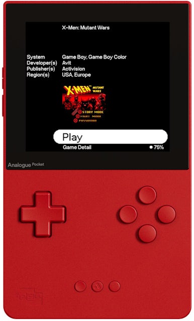 Nintendo Game Boy System Red