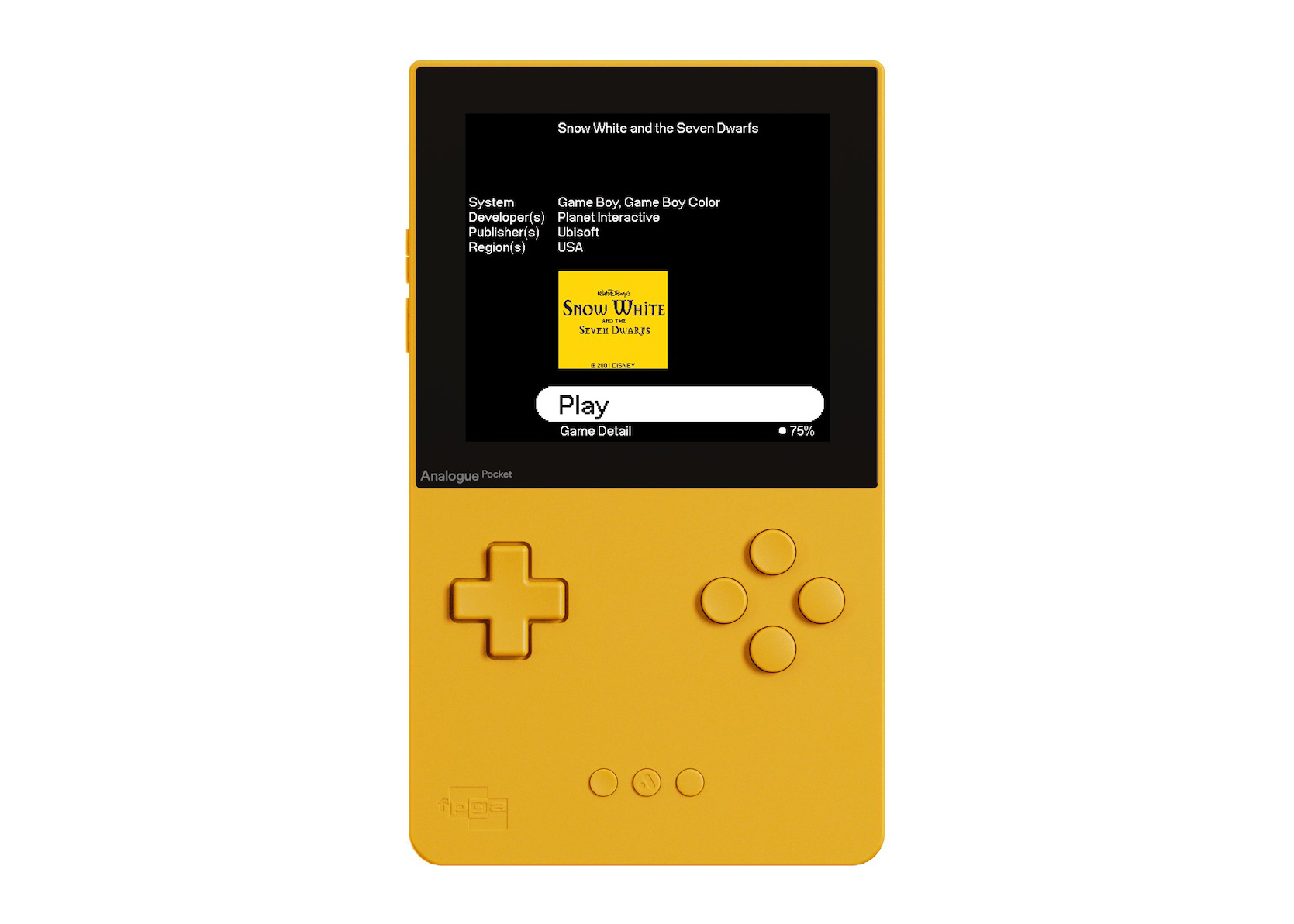 Analogue Pocket Console Yellow