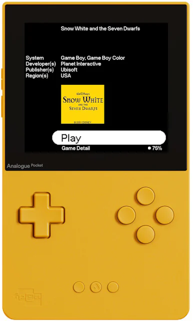 Analogue Pocket Console Yellow - US