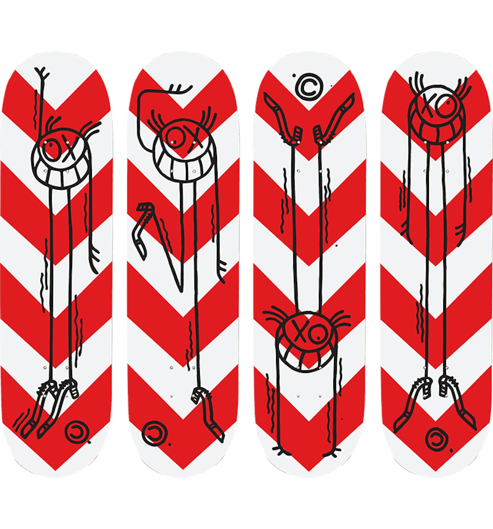 Andre Saraiva Street Sign Skateboard Deck (Set of 4) - FW20 - US