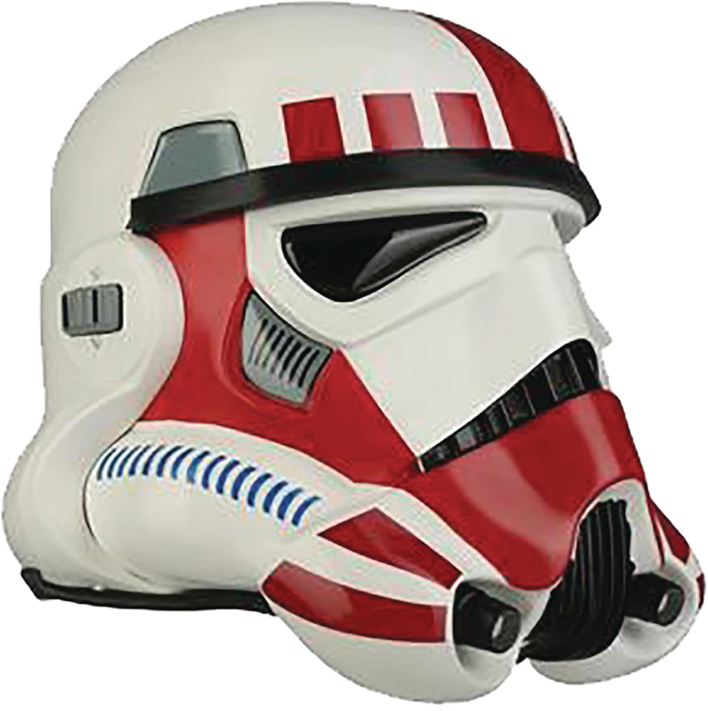 Anovos Star Wars The Force Awakens First Order Stormtrooper Helmet Figure  White - US