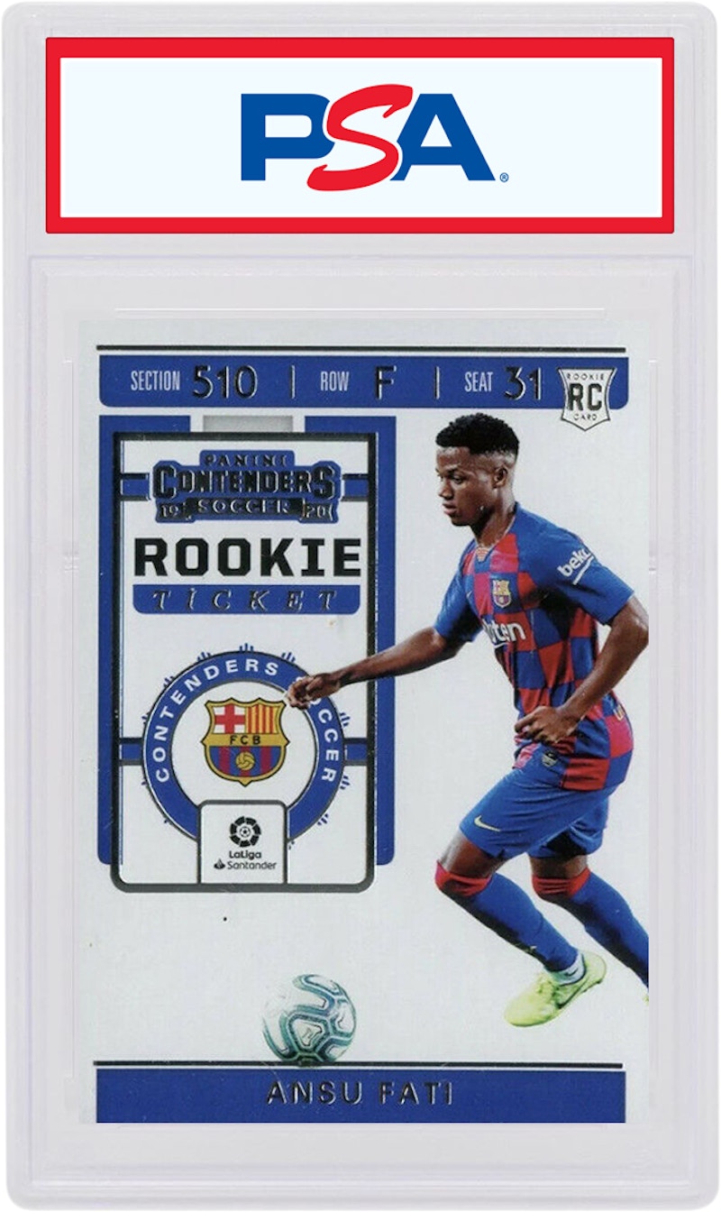Ansu Fati 2019 Panini Chronicles Rookie #RT4 (PSA or BGS Graded)