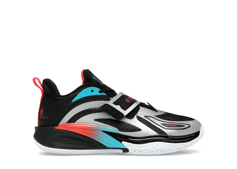 Pre-owned Anta Kai 1 Kaleidoscope Sneakers In Black/silver/blue