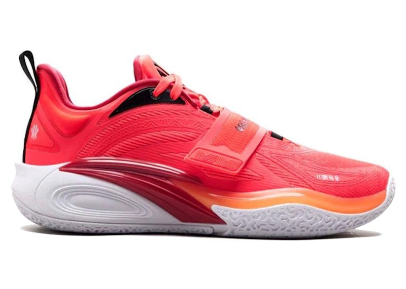 Pre-owned Anta Men's Kai 1 Love Sneakers In Red/orange In Multi