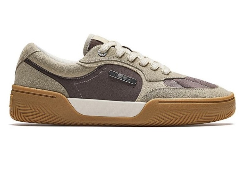 Pre-owned Anta Men's Kai Tribe Sneakers In Grey/mocha/brown In Multi