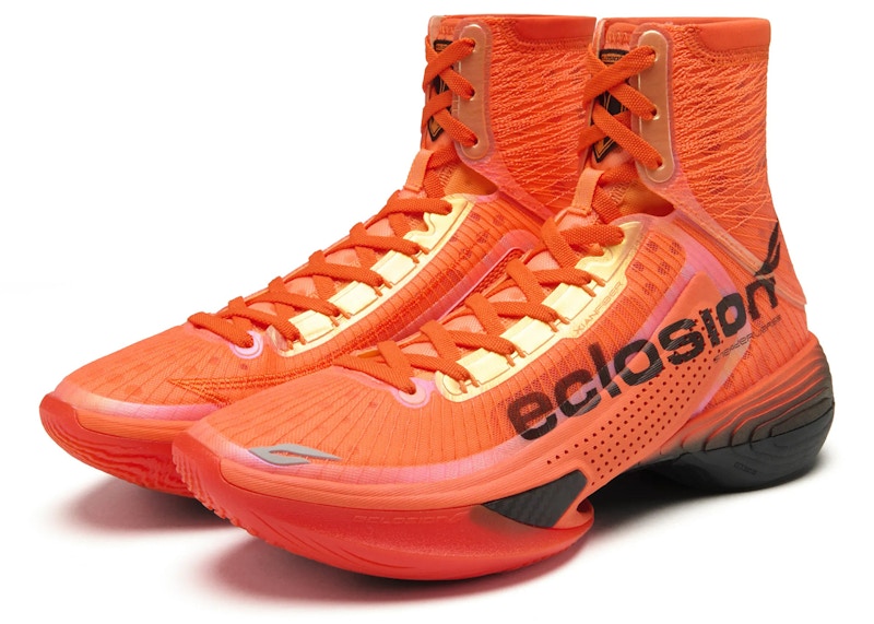 Pre-owned Anta Men's Sneakerverse Sv Eclosion Type 1 Sneakers In Orange/black In Multi