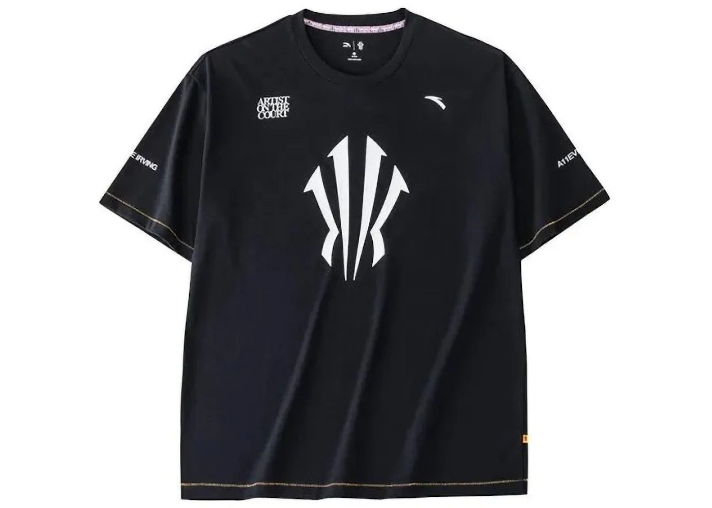 Anta x Kyrie Irving Logo Basketball Tee Black SS24 US