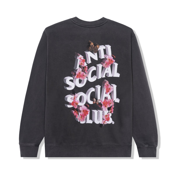 Anti Social Social Club 3.0 Pigment Dye Crewneck Black - FW22 
