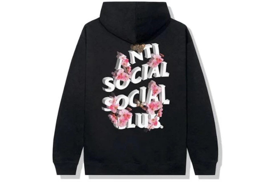 Anti Social Social Club 4k Kkoch Hoodie Black