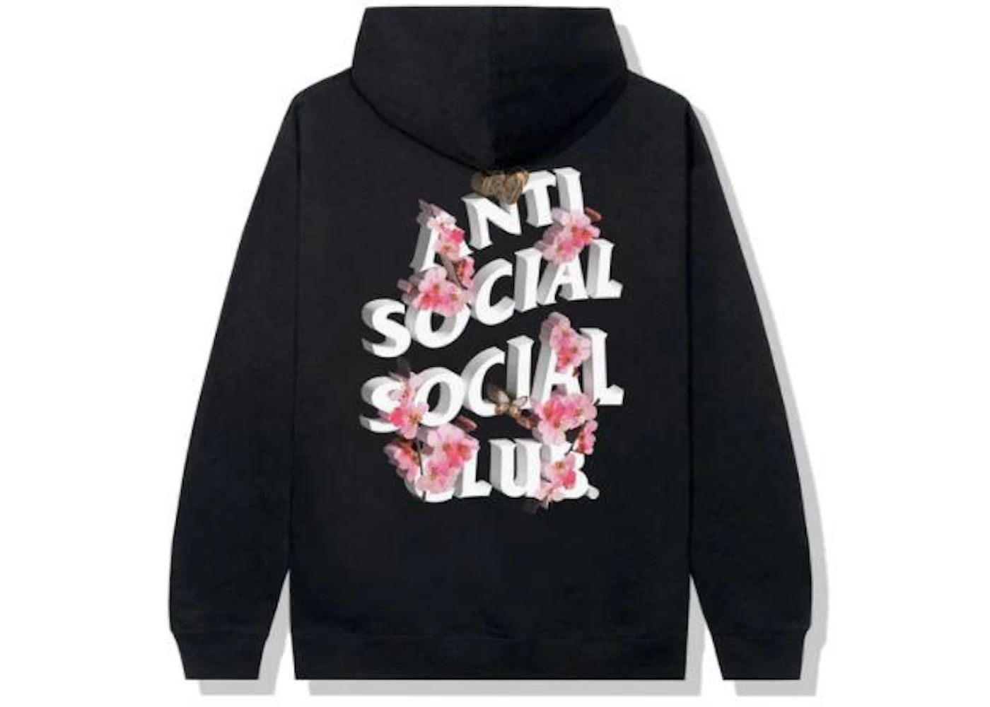 Anti Social Social Club 4k Kkoch Hoodie Black Men's US