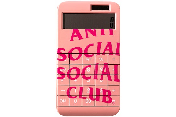 Anti Social Social Club 7734 Calculator Multicolor
