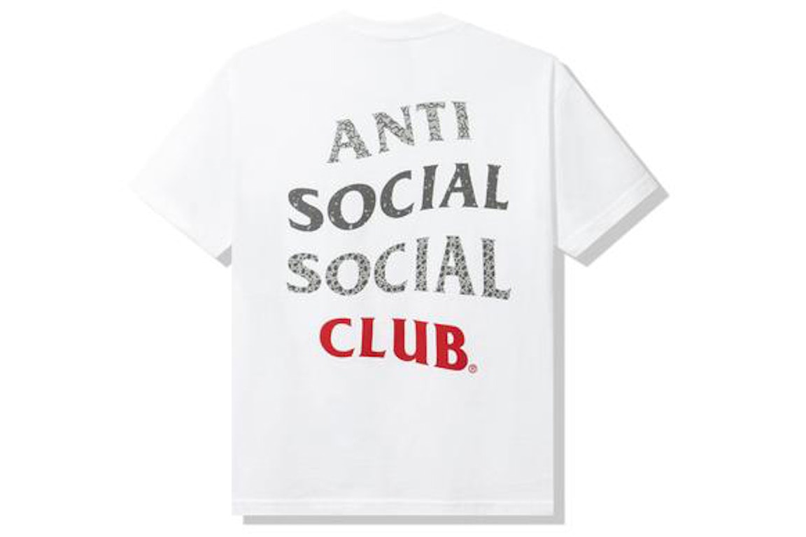 Pre-owned Anti Social Social Club 99 Retro Iv Tee White