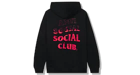 Anti Social Social Club A Fire Inside Hoodie Black/Pink Flame