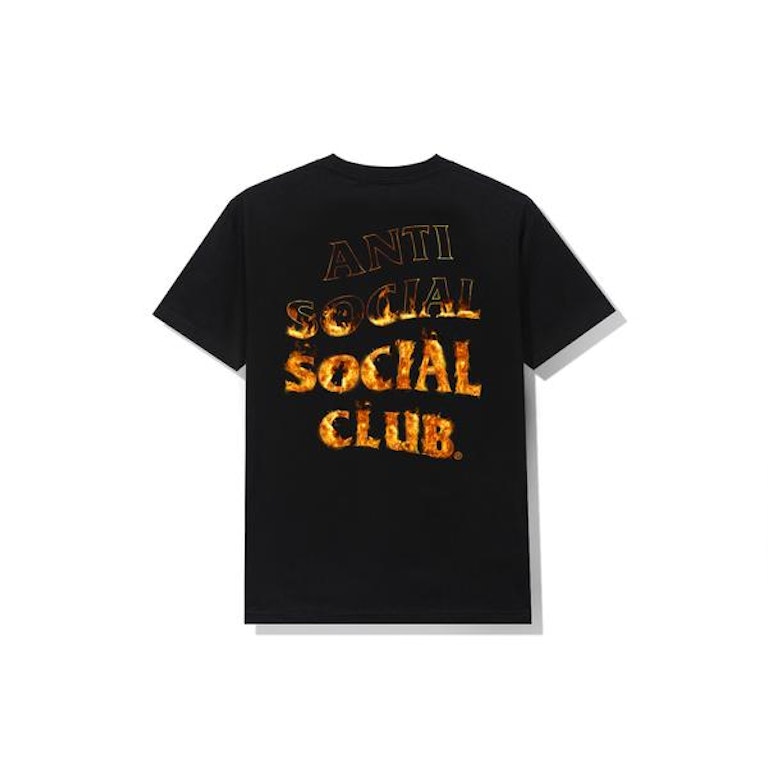 Pre-owned Anti Social Social Club A Fire Inside Tee Black