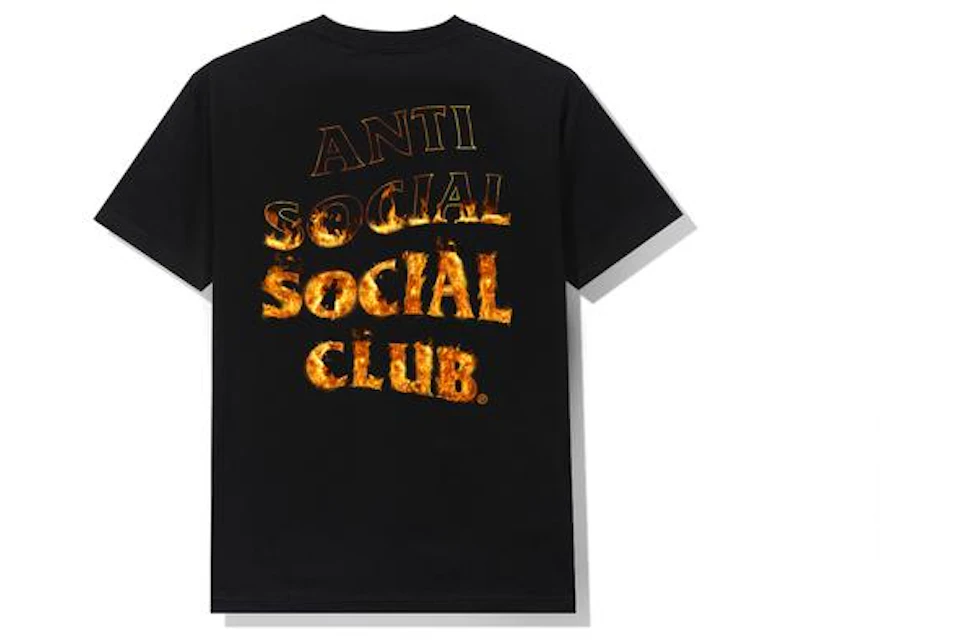 Anti Social Social Club A Fire Inside Tee Black