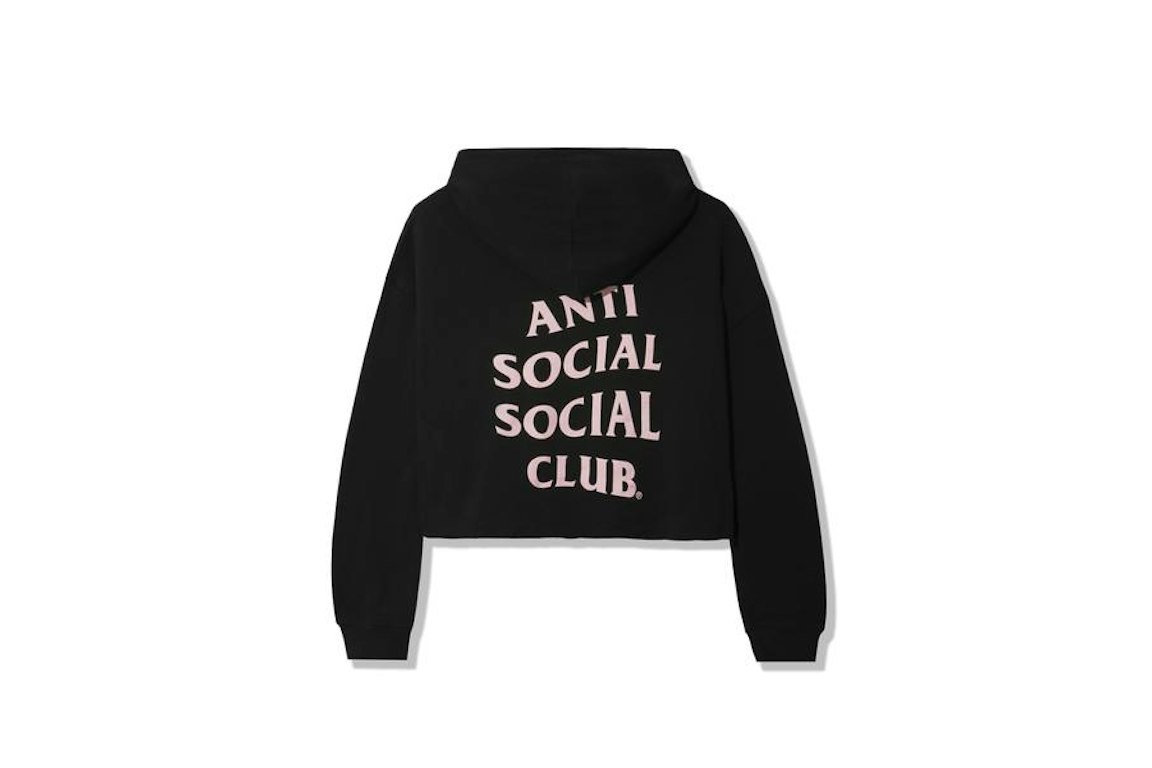 Pre-owned Anti Social Social Club Abg Crop Top Black