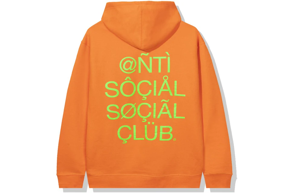 Anti Social Social Club ASSC999 Hoodie Orange