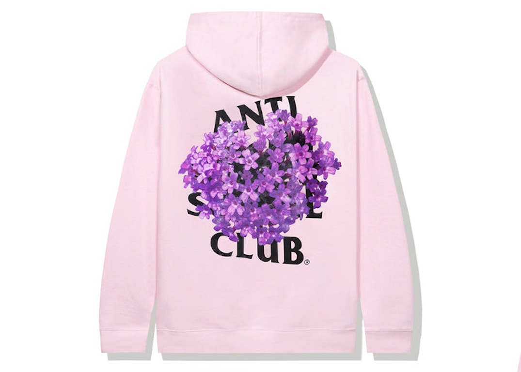 Pre-owned Anti Social Social Club All Rise Hoodie Pink