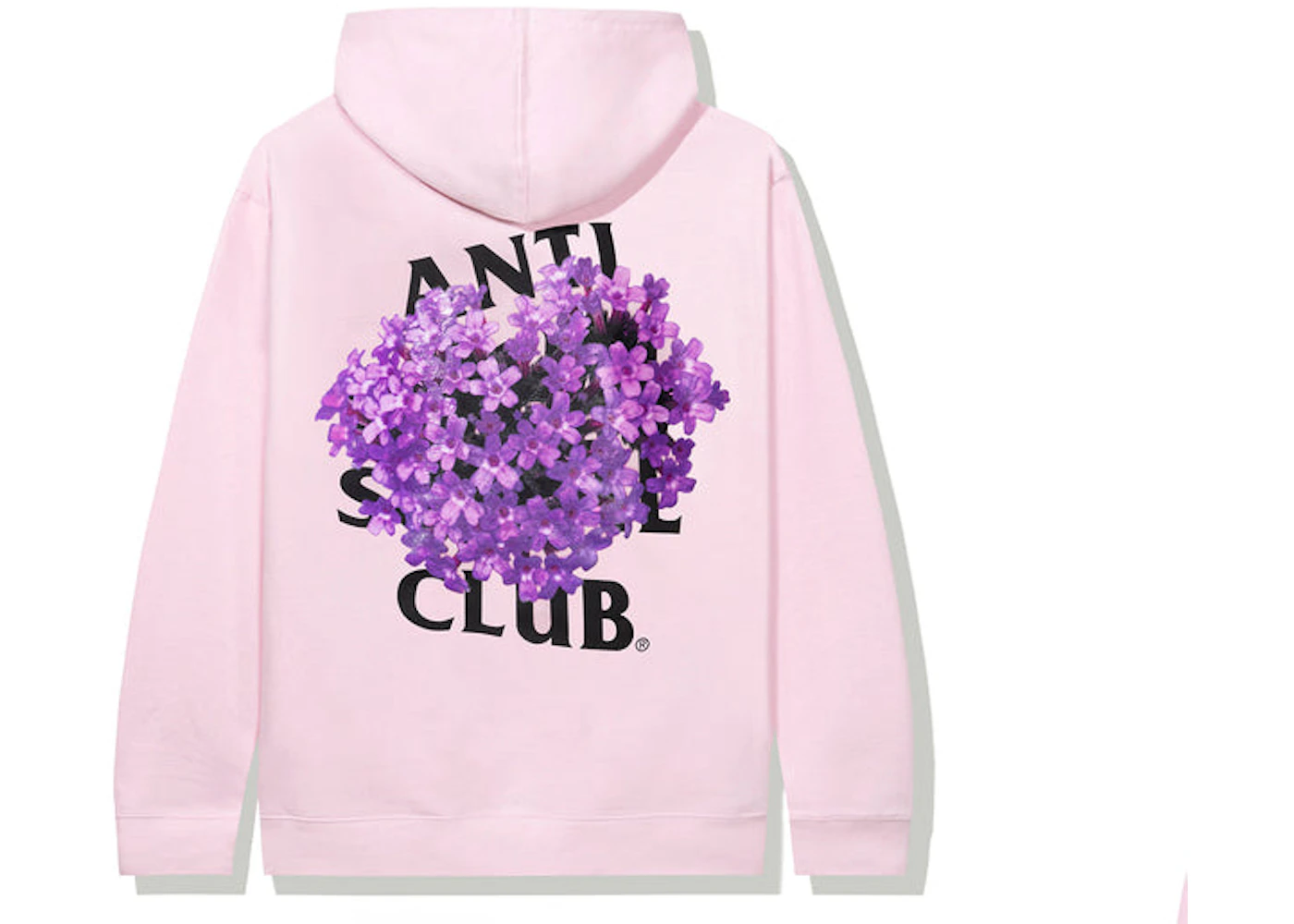 Anti Social Social Club All Rise Hoodie Pink Men's - FW22 - GB