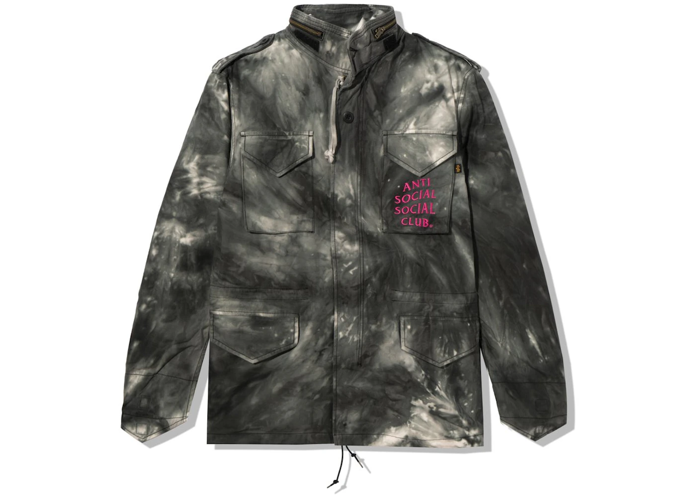 ASSC - Social Jacket M-65 US x Black FW21 Tie Dye Industries - Anti Social Alpha Men\'s Club