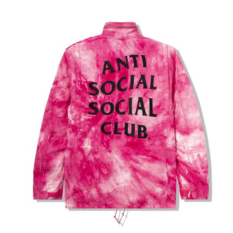 Anti Social Social Club Alpha Industries x ASSC M-65 Jacket Tie Dye Pink