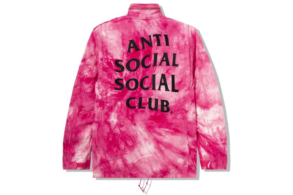 Anti Social Social Club Alpha Industries x ASSC M-65 Jacket Tie Dye Pink