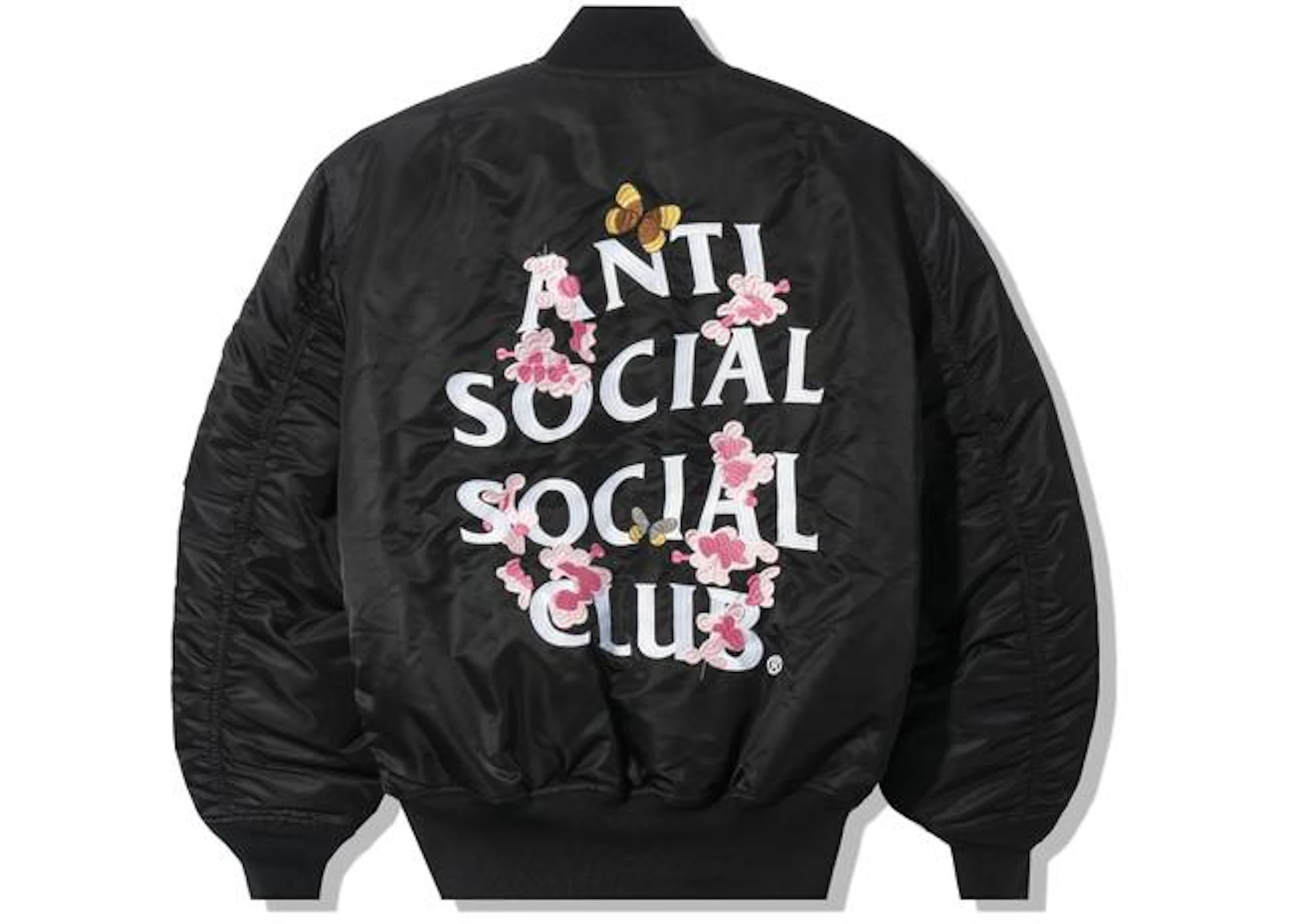 Anti Social Social Club Alpha Industries x ASSC MA-1 Jacket Black - FW21 -  US