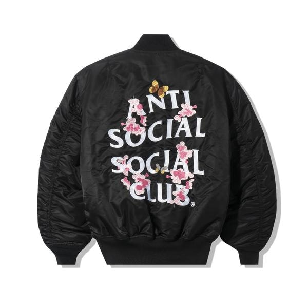 Anti Social Social Club Alpha Industries x ASSC MA-1 Jacket Black - FW21 -  CN