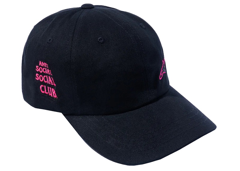 Pre-owned Anti Social Club Men's Alpine Stars Classic Cap In Black