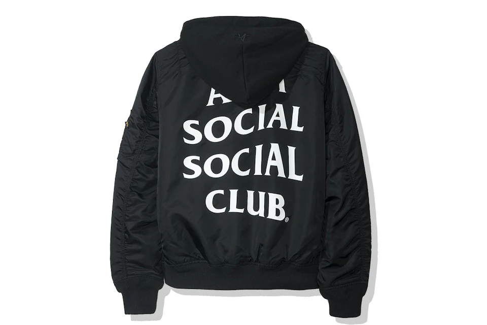 Anti Social Social Club Angela MA1 Jacket (FW19) Black