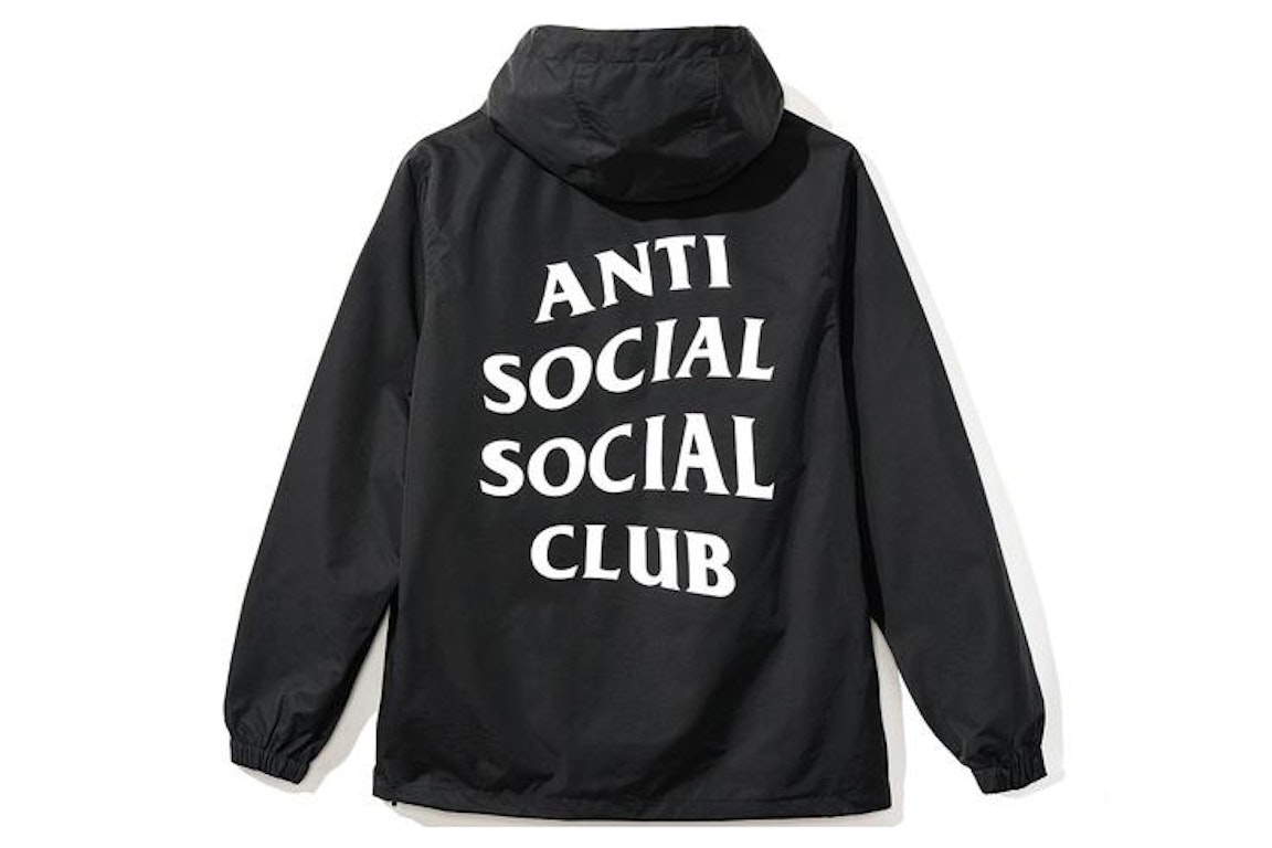 Pre-owned Anti Social Social Club Anorak Jacket Black