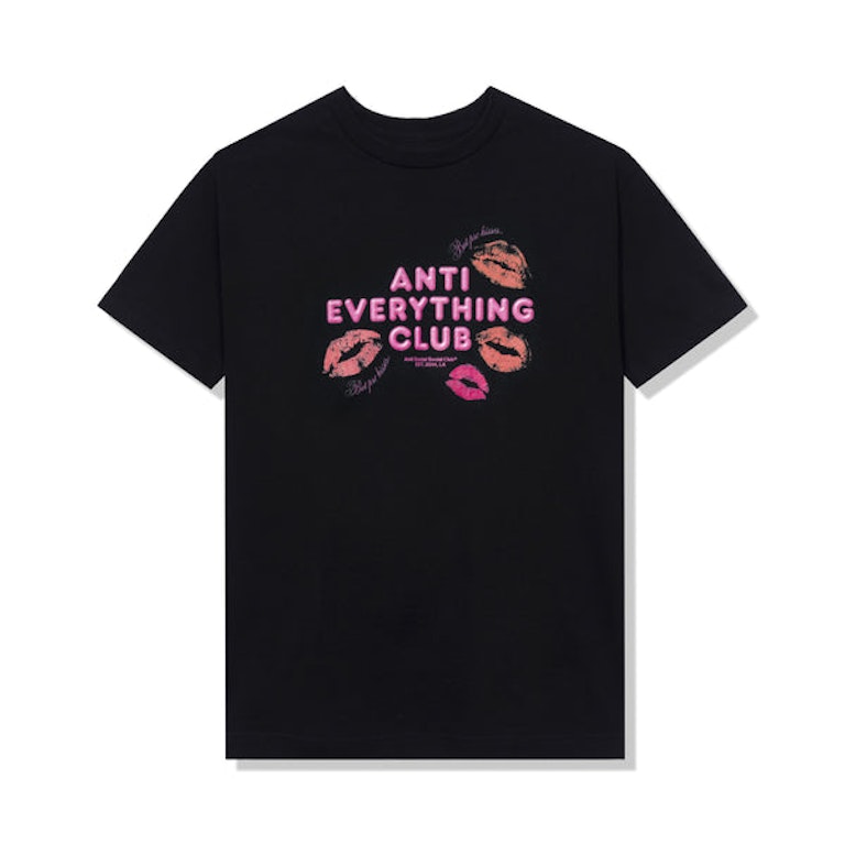 Pre-owned Anti Social Social Club Anti Everything Club <3 T-shirt Black
