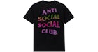 T-shirt Anti Social Social Club Assclubtronic Noir