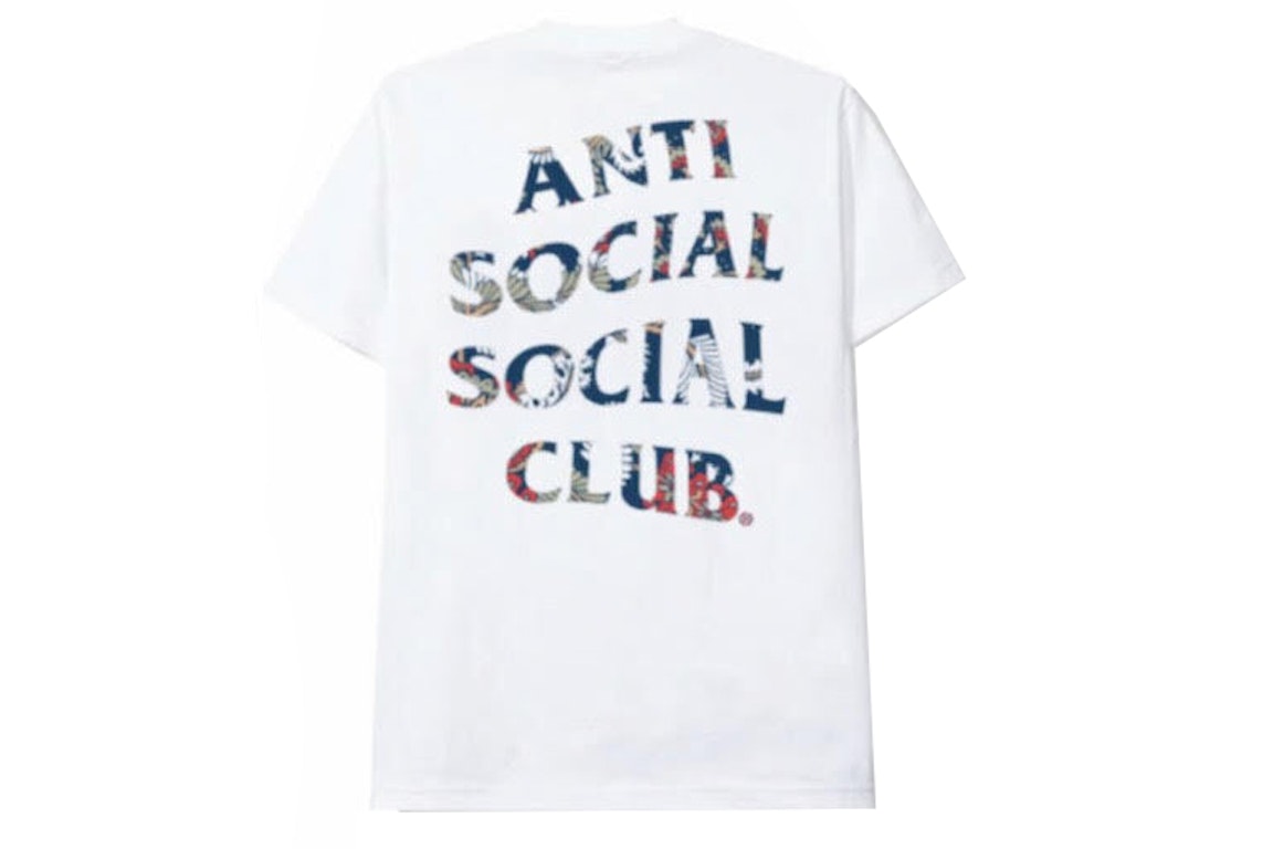 Pre-owned Anti Social Social Club Baika Tee White