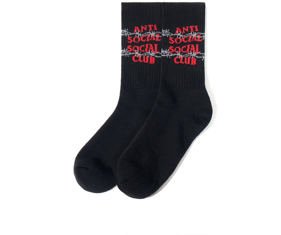 Anti Social Social Club Barbara Socks Black - US