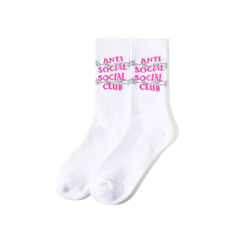 Anti Social Social Club Barbara Socks White - US