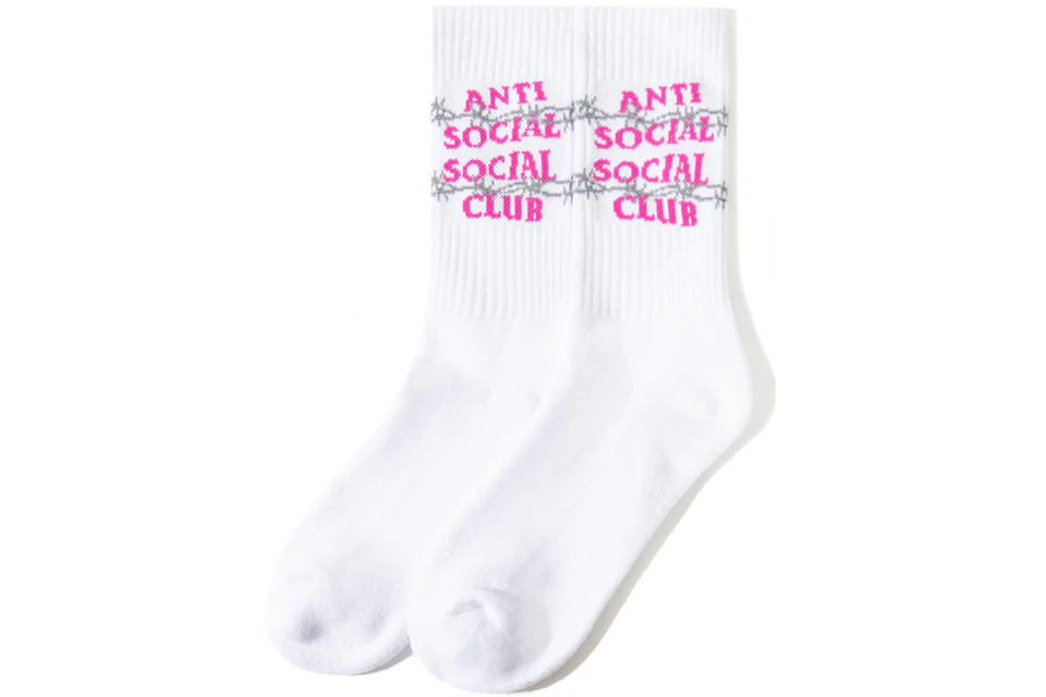 Anti Social Social Club Barbara Socks White