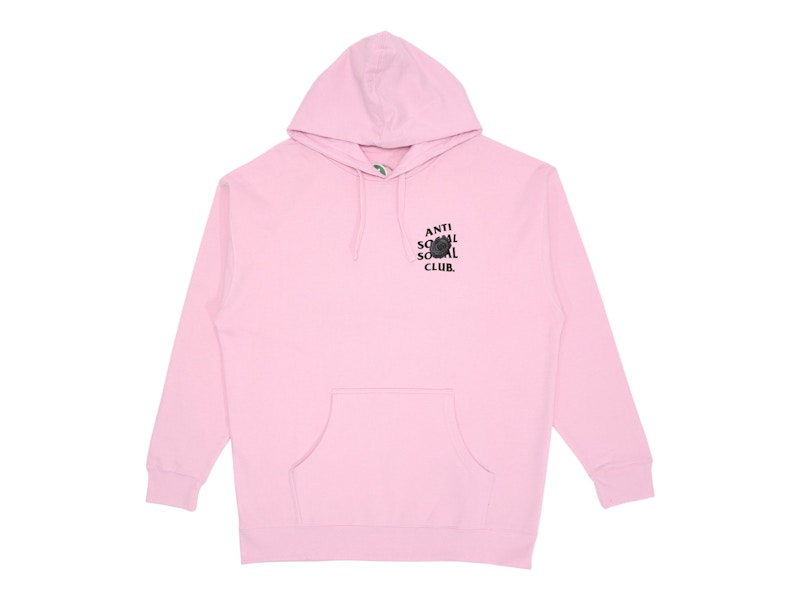 Anti Social Social Club Bat Emoji Hoodie Pink Men's - SS20 - US